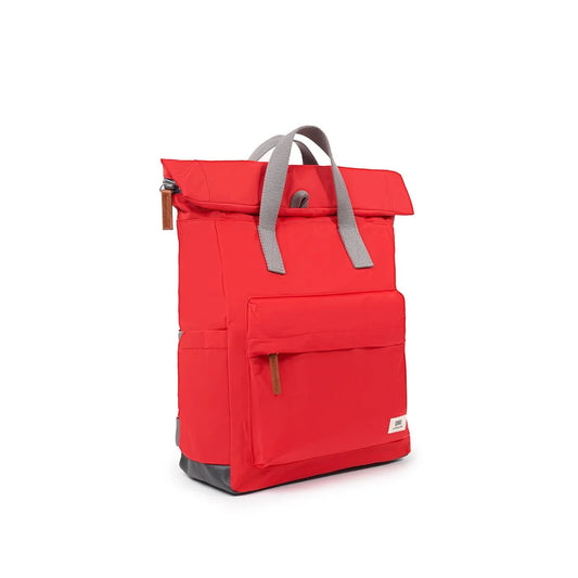 Canfield B Recycled Nylon Backpack Chili Oil Red / Ori London
