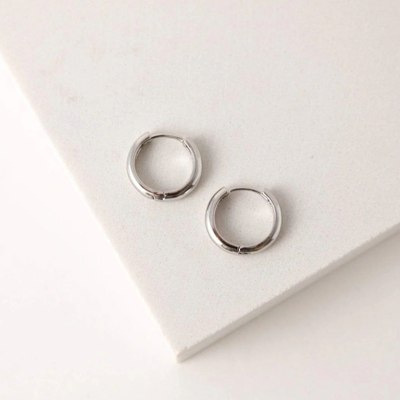 Bea 10mm Huggie Hoop Earrings / Lover's Tempo