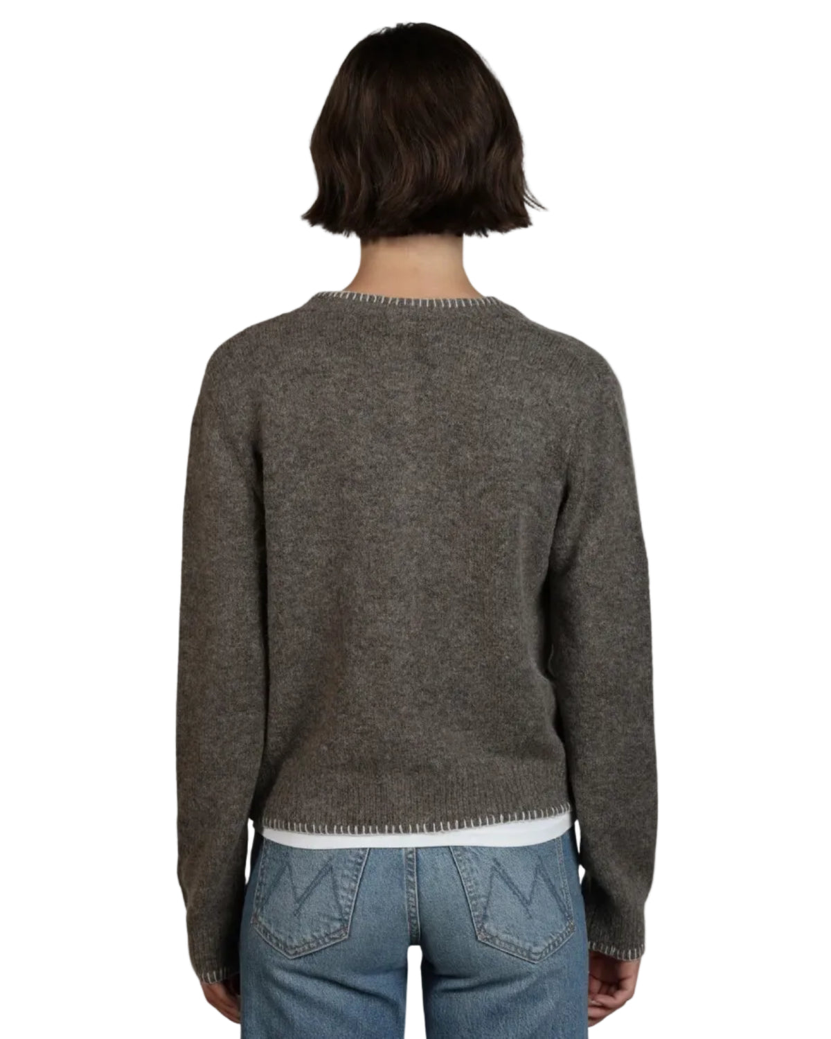 Dylan | Brown Brushed Sweater Cardigan