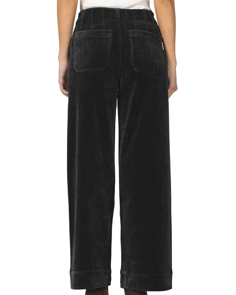 Dear John | Black Cord High Rise Wide Leg Pants