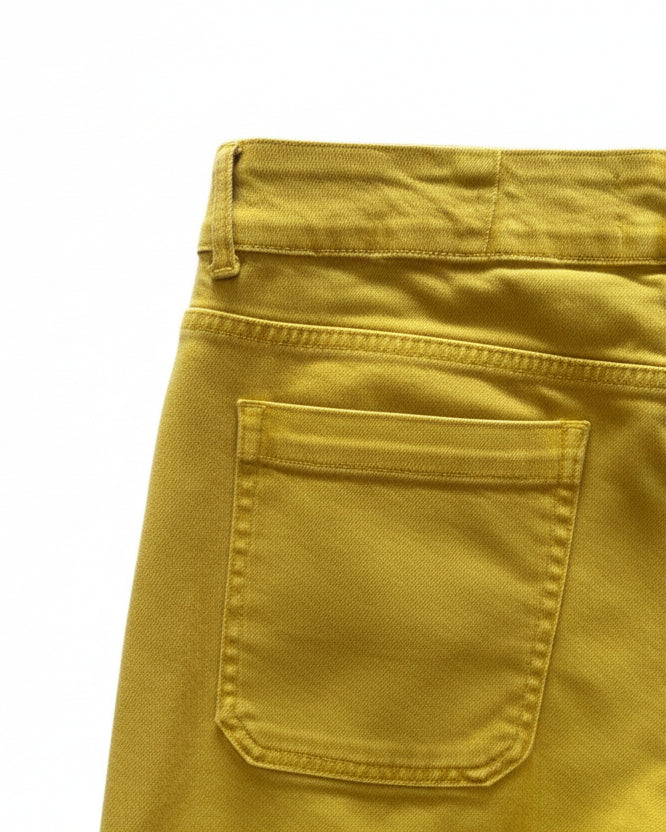 Dear John | Sunny Yellow Cropped Wide Leg Jean