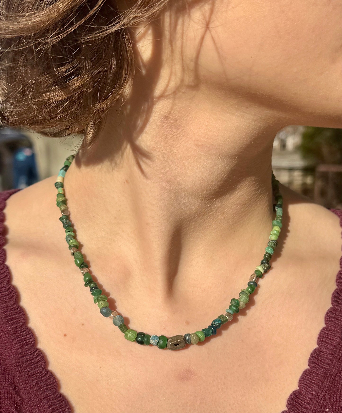 Ancient Roman glass beads from Djenne Mali