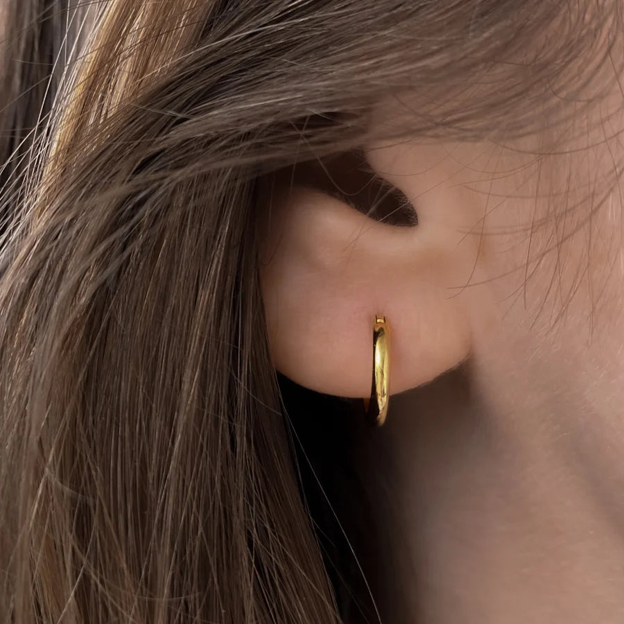 Thatch | Thin Mini Hug Hoops