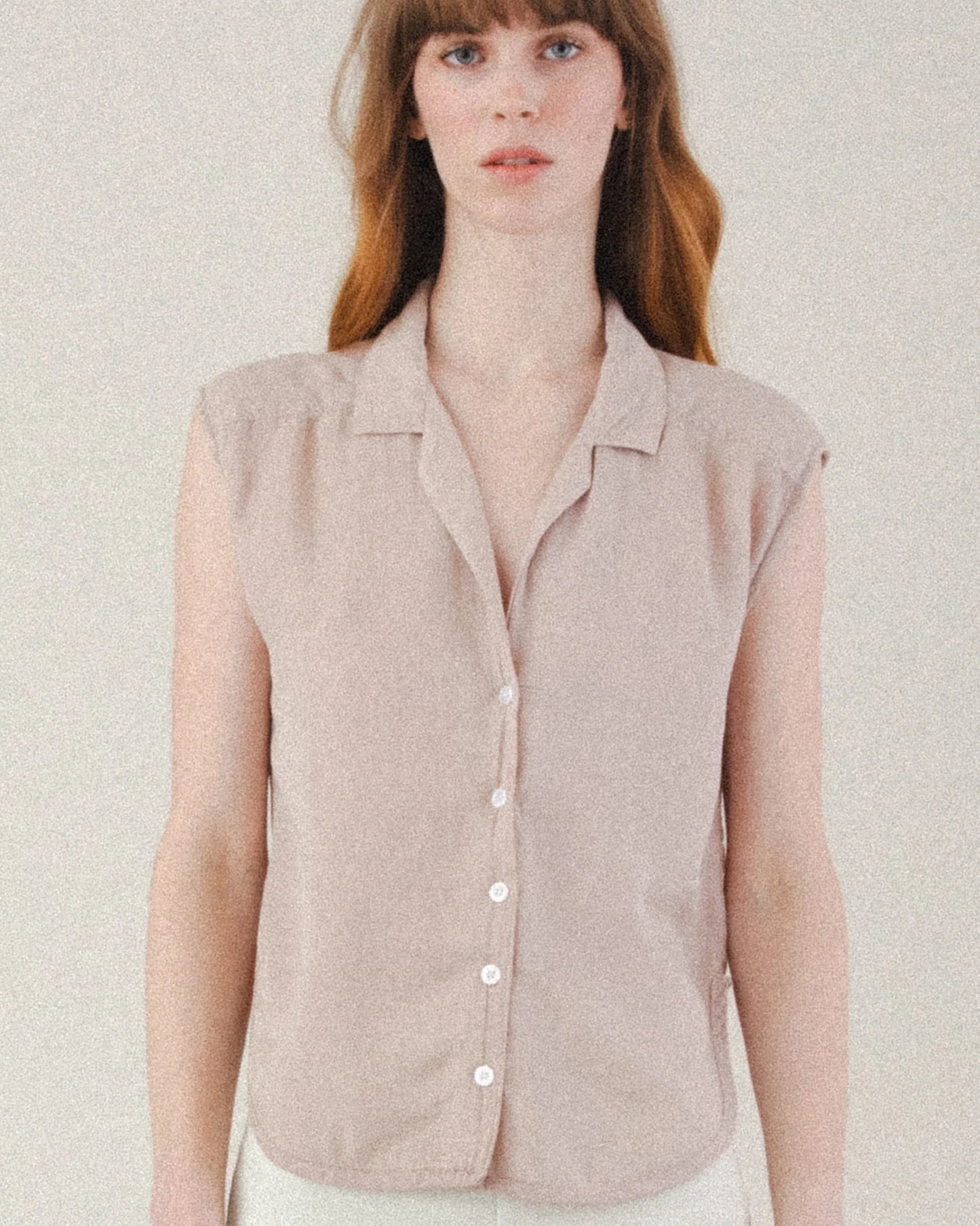 Prairie Underground | Collared Button-up Sleeveless Top