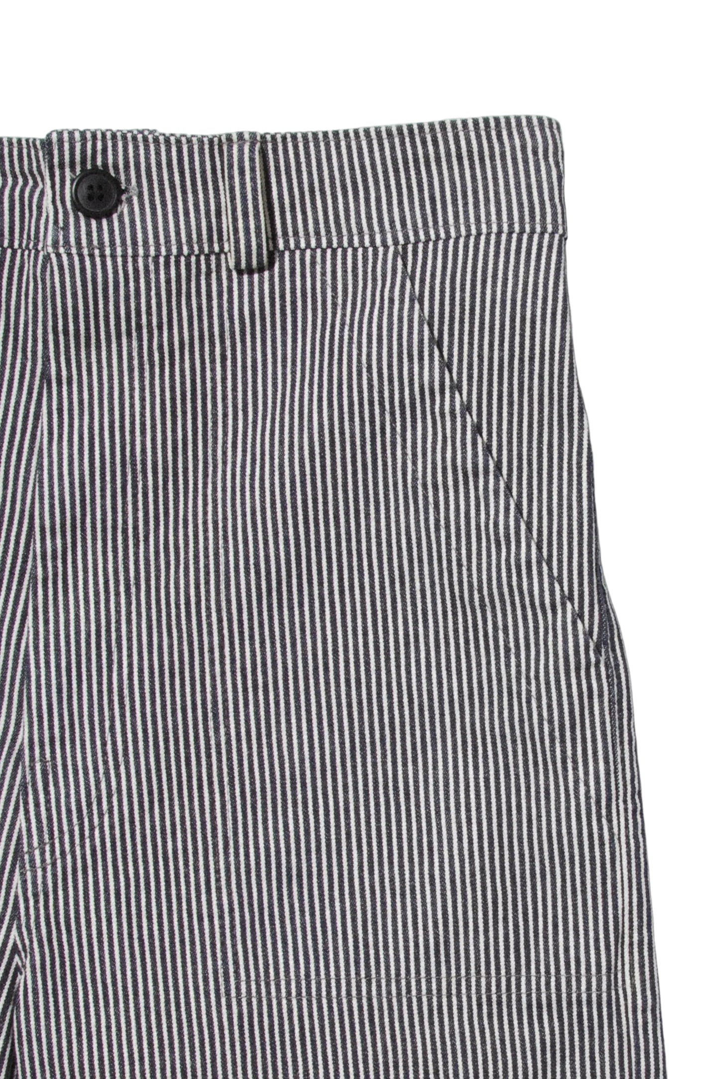 Prairie Underground | Black and White Cropped Pinstripe Jean