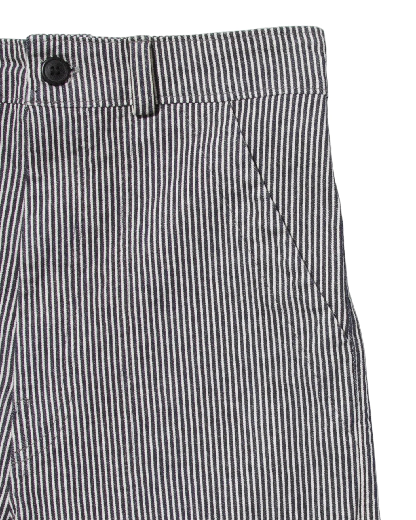 Prairie Underground | Black and White Cropped Pinstripe Jean