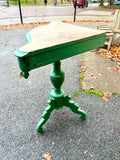 Green Vintage Mexican Corner Table | Artisans in Mexico