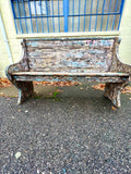 Rainbow Hand-Painted Vintage Mexican Bench | Artisans in Mexico