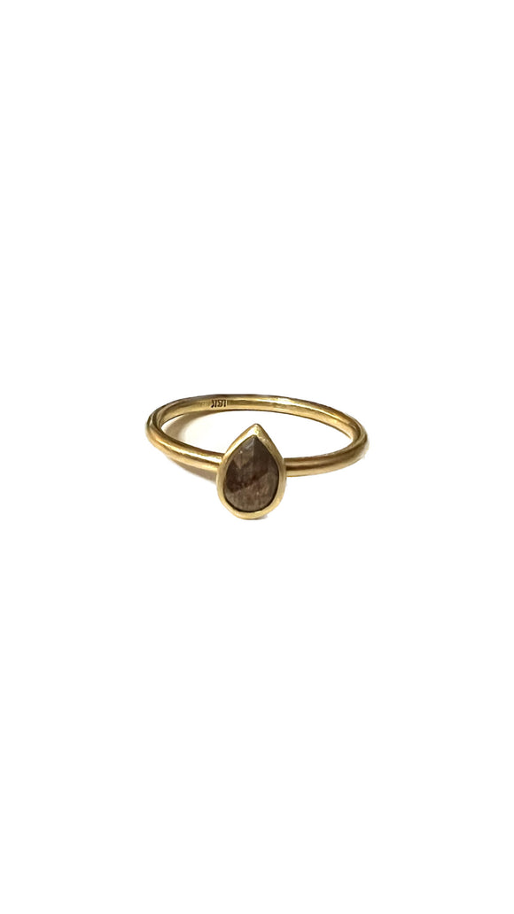 18k Gold Smoke & Fire Diamond Ring in Size 7 | East Camp Goods