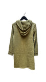 Hooded Quilted Sweater in Lime Envy | Mododoc