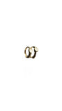 14k Gold Miniature Hoops with Diamond Stones | Shree Jewelers