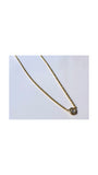 14k Yellow Gold Tiny Rose Cut Diamond Necklace | Sirciam