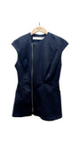 Double Pocketed Ferrier Zipped Top in Black-- Only 1 Left! | Kim Schalk