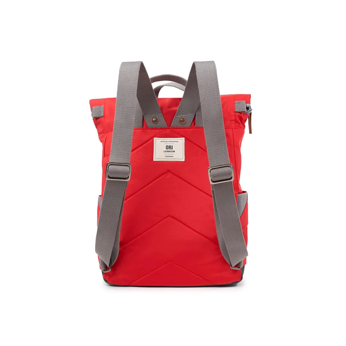 Canfield B Recycled Nylon Backpack Chili Oil Red / Ori London