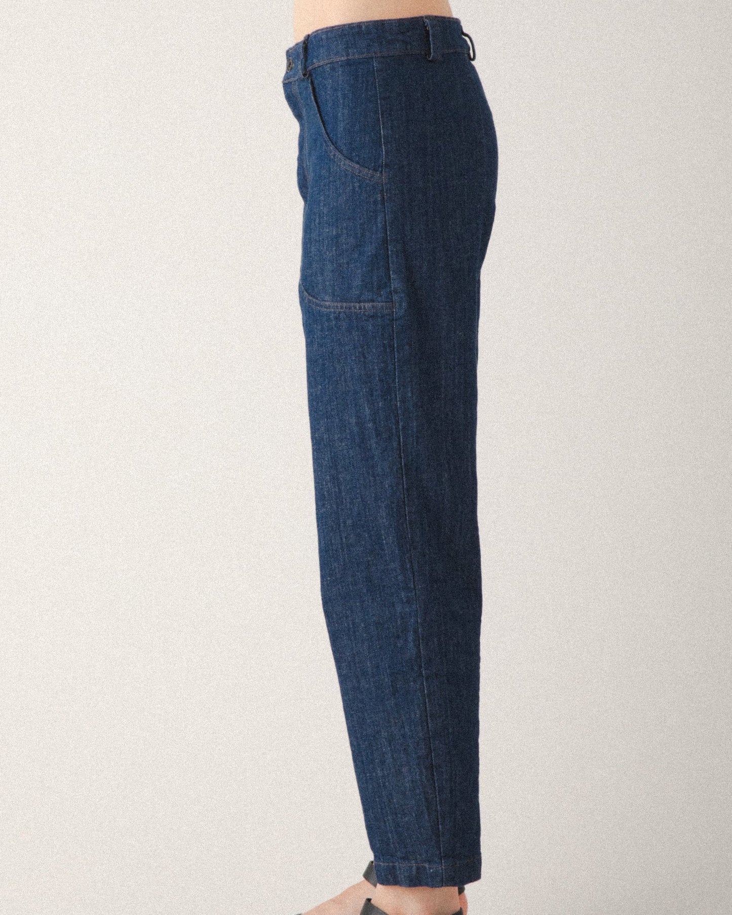 Prairie Underground | Dark Wash Mid-Rise Lantern Jeans