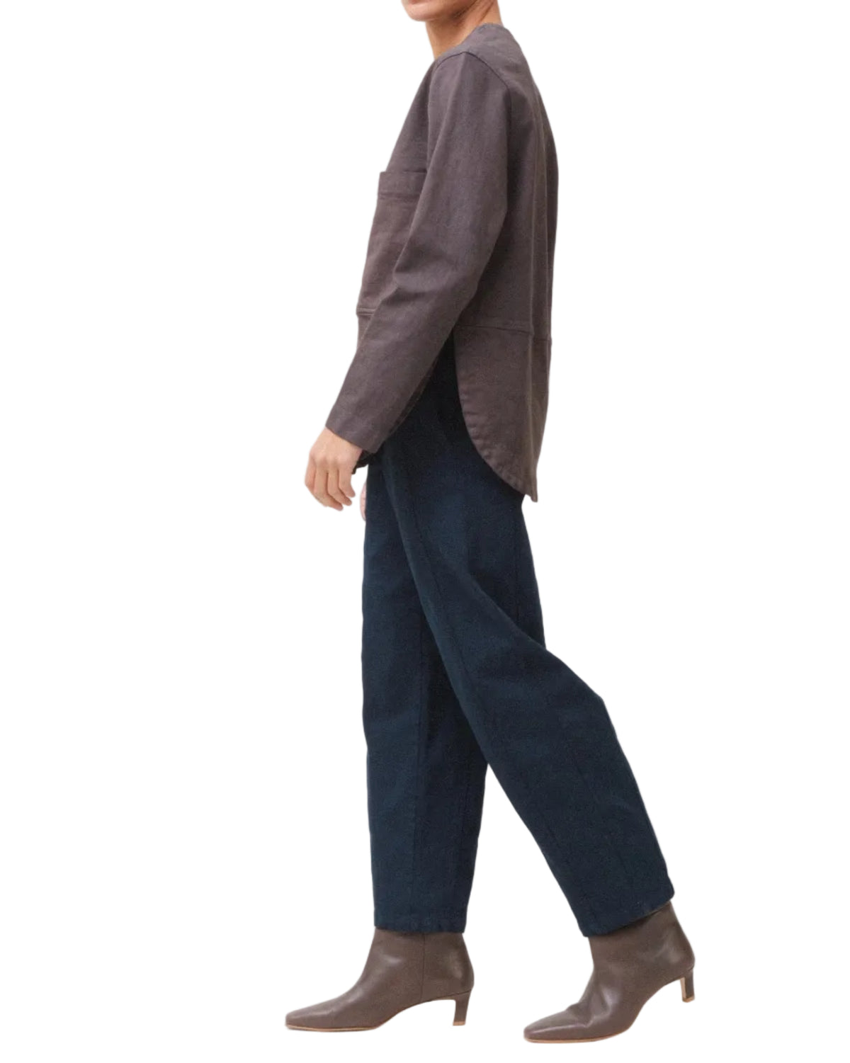 Prairie Underground | Dark Navy Relaxed Curved Pant