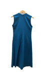 Harding Dress in Teal Linen | Kim Schalk