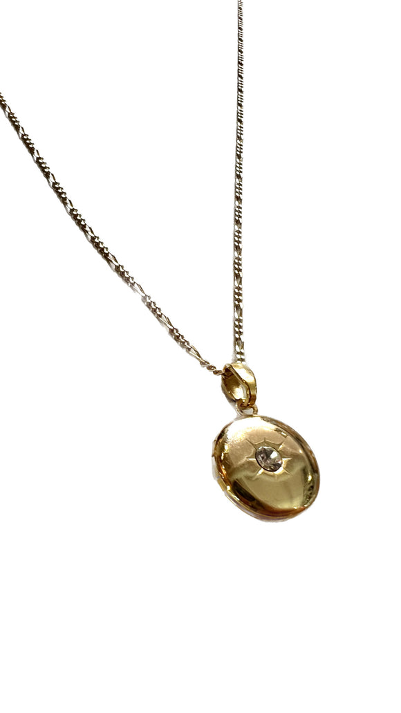 Star Studded Locket Necklace | Amano Studios