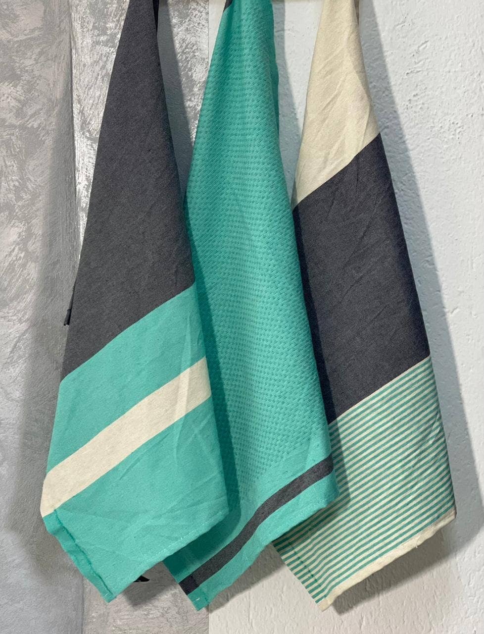 All By FOUTA Set of 3 Hand Towels