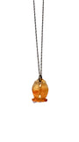 Carnelian Twin Fish Necklace | Cottage & Pearl