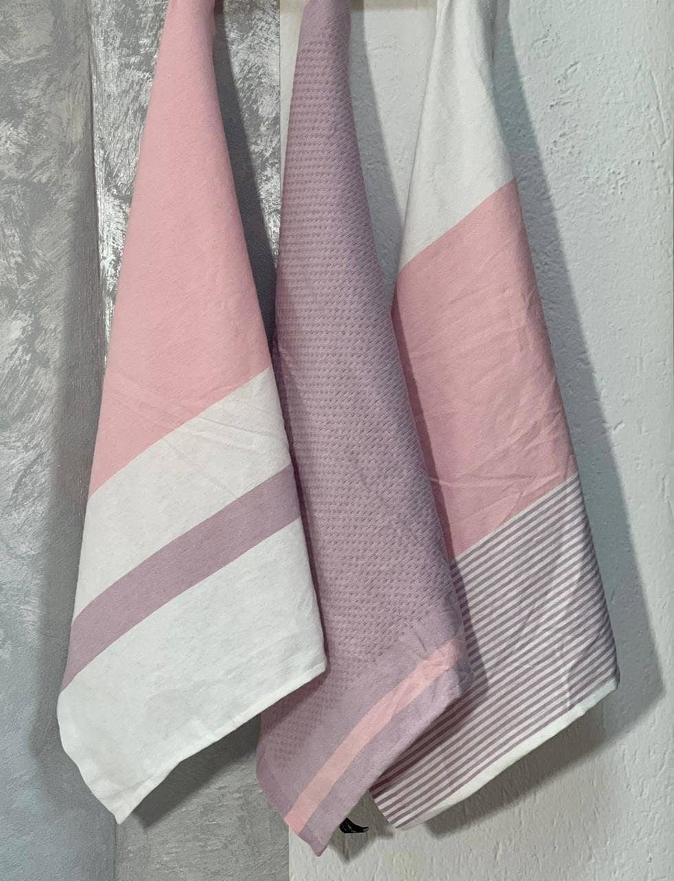 All By FOUTA Set of 3 Hand Towels