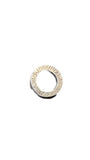 Raised Vintage Ethiopian Silver Band Size 6 | Vintage NOMAD