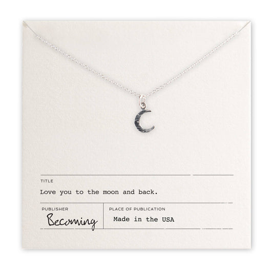 Becoming "Love You To The Moon" Necklace