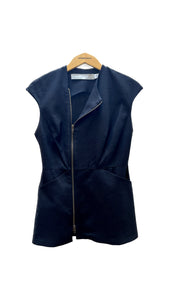 Double Pocketed Ferrier Zipped Top in Black-- Only 1 Left! | Kim Schalk
