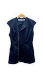 Double Pocketed Ferrier Zipped Top in Black-- Only 1 Left! | Kim Schalk