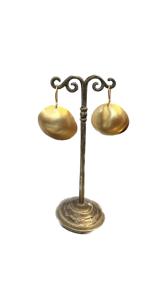 Organic Organic Domed Earrings  | Jane Diaz