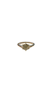 14k Gold Salt & Pepper Diamond Ring in Size 6.5 | Shree