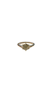 14k Gold Salt & Pepper Diamond Ring in Size 6.5 | Shree