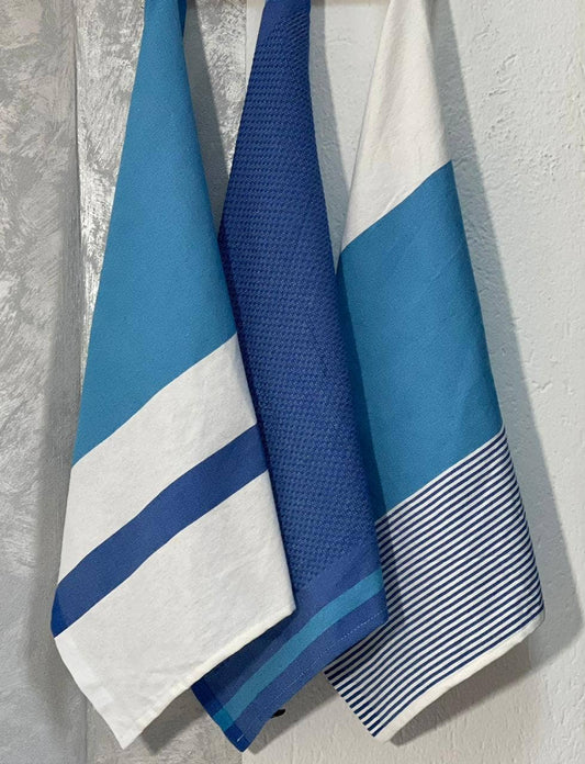 All By FOUTA Set of 3 Hand Towels