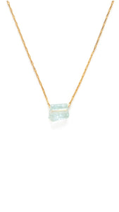 Raw Aquamarine Pendant Necklace | Amano Studios