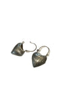 Hinged Hollow Heart Hoops | NOMAD