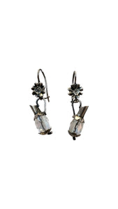 Crystal Pitcher Floral Earrings | Blue Jaguar Studios