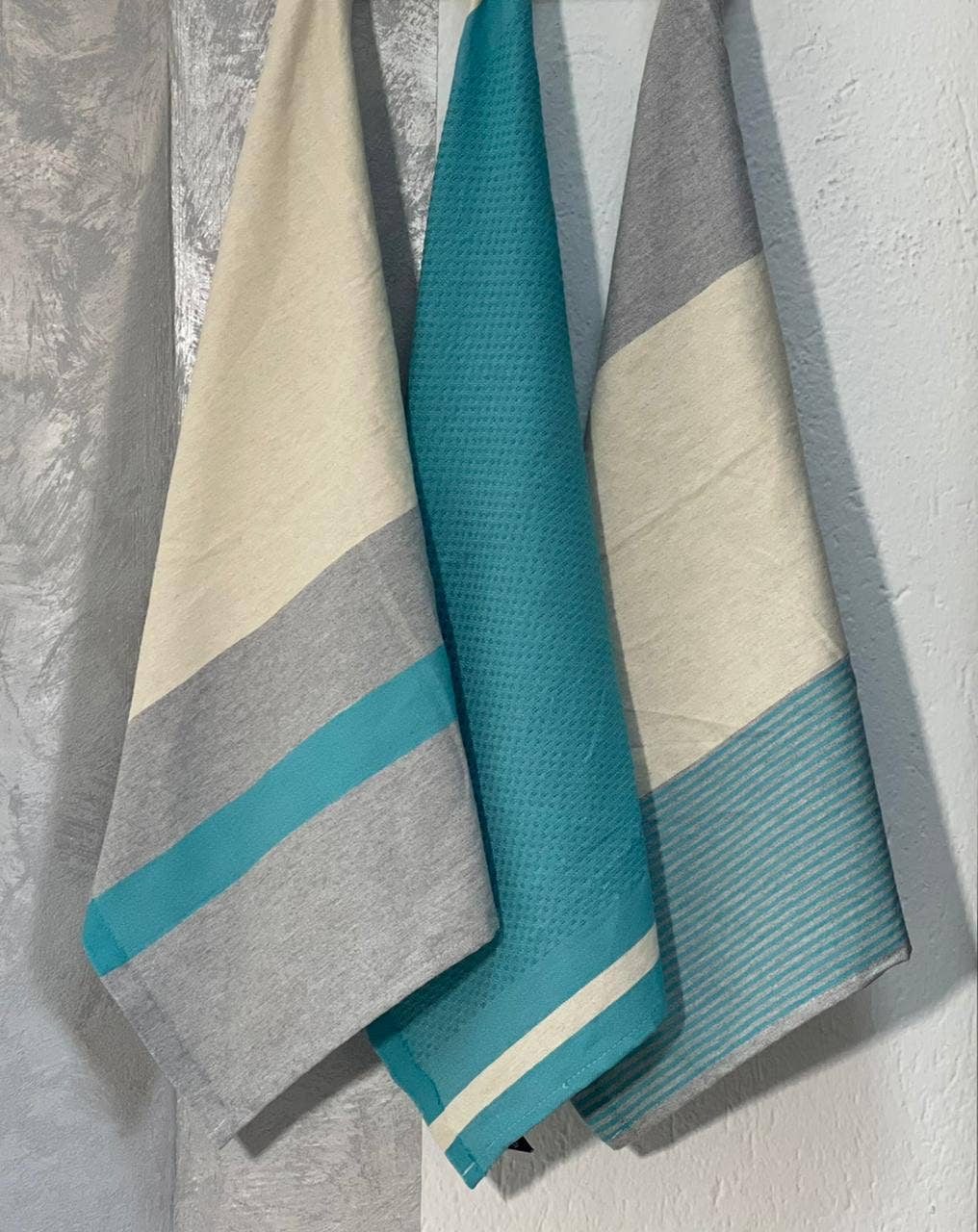 All By FOUTA Set of 3 Hand Towels