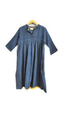Blue 3/4 Sleeve Dress | DVAA