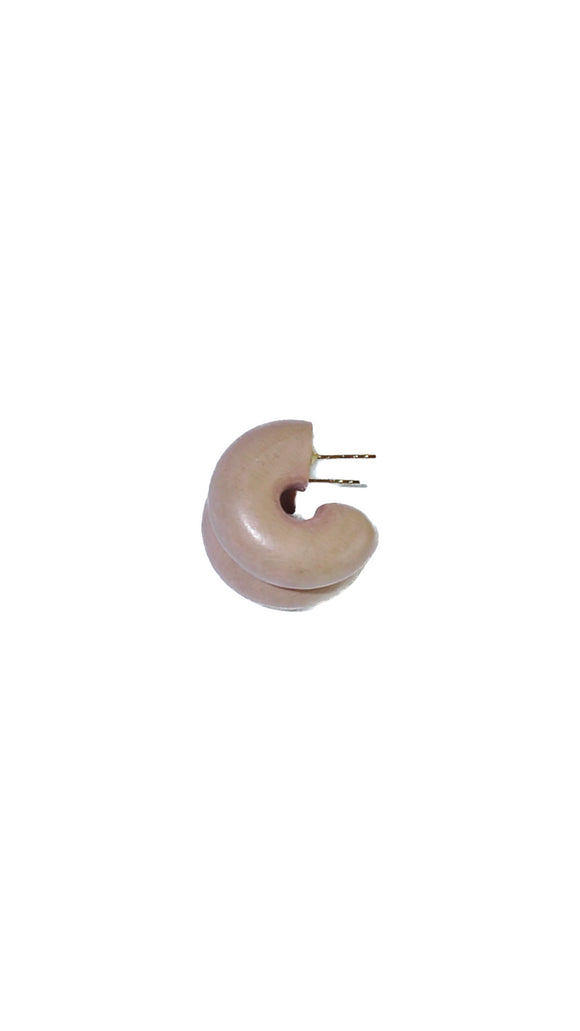Stoney Mini Chunk Hoops | Binky & Lulu