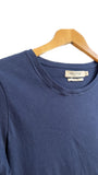 Organic Cotton Navy Blue Simple Tee | Nice Things