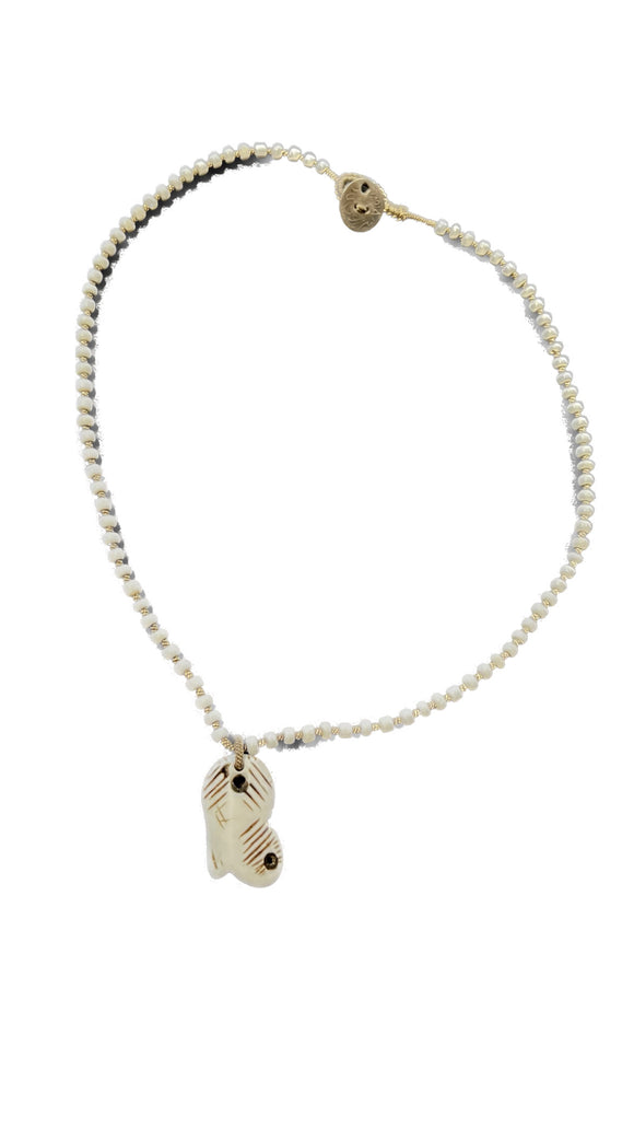 Mauritania Shell Hair Ornament Necklace | JEWELS