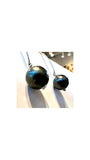 Elongated Silver Tahitian Pearl Earrings | Susan Monosson