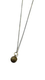 18" Victorian Bead Necklace with Steel Chain | Susan Monosson