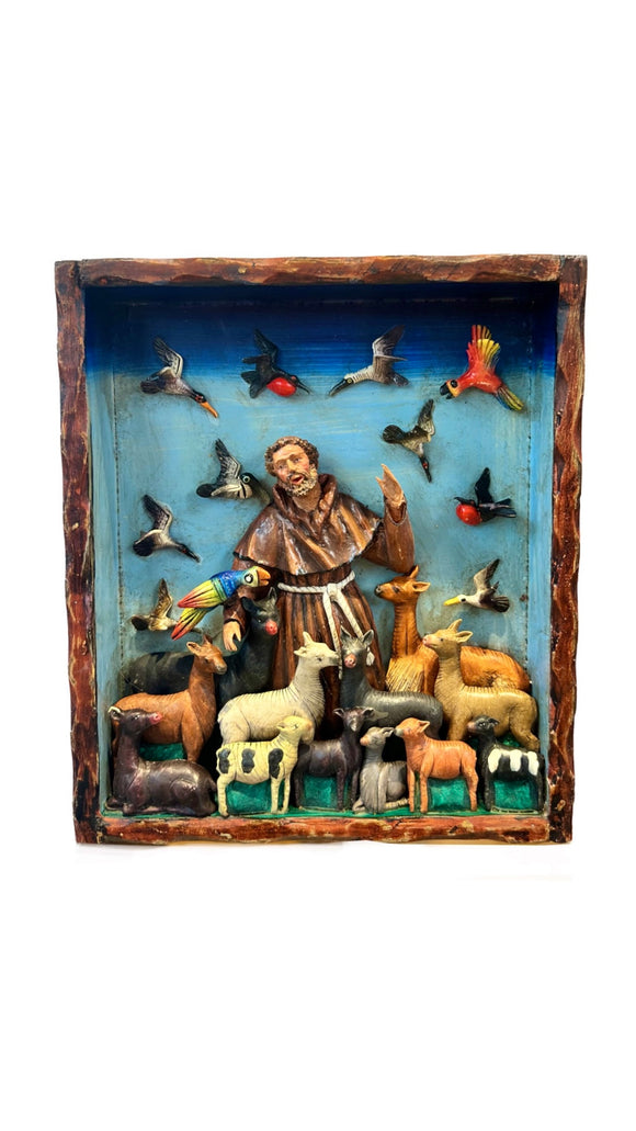 Peruvian St. Francis Retablo | Mabilon Jimenez