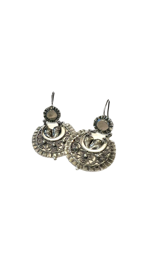 Sterling Silver Traditional Mexican Earrings | Blue Jaguar Studios