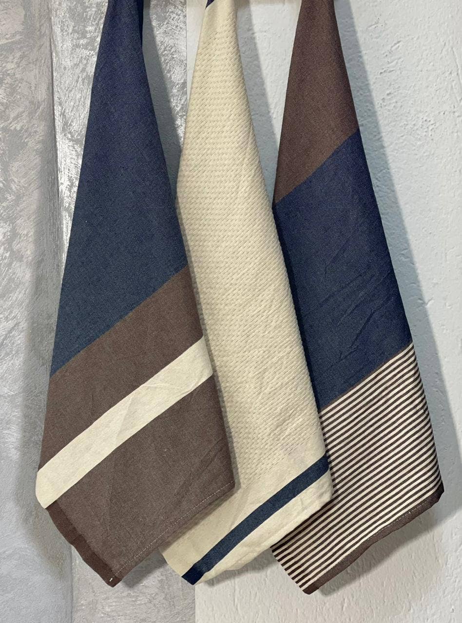 All By FOUTA Set of 3 Hand Towels