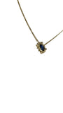 Blue Sapphire Burst Necklace | Sirciam