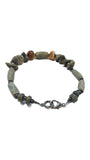 Pre-Columbian Jade and Silver Bead Necklace | Cottage & Pearl