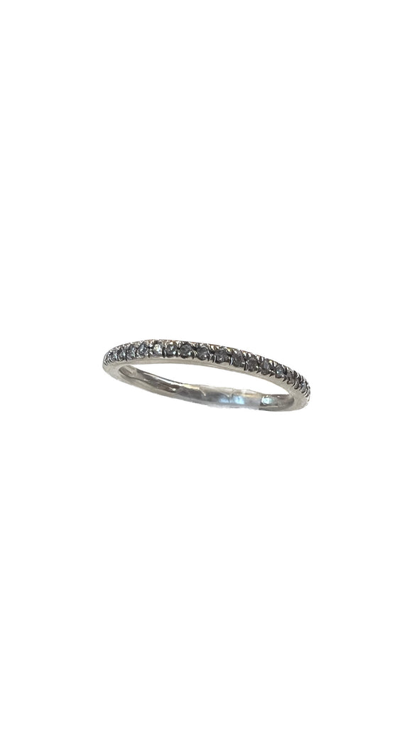 Diamond Sterling Silver Band in Size 5.5 | Lauren Wolf