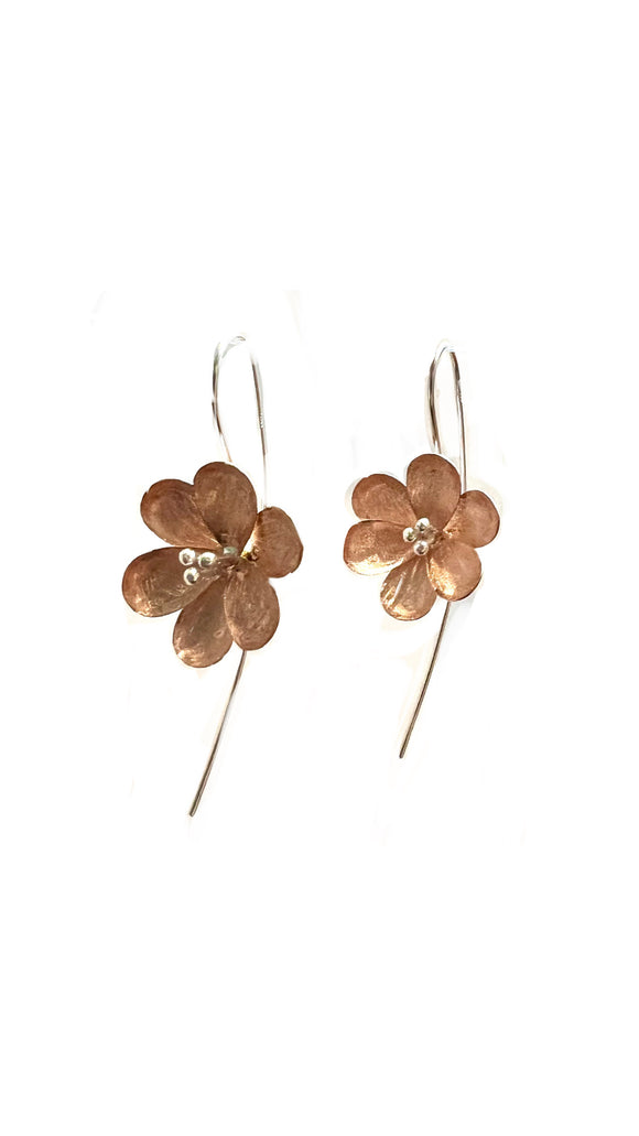 Rose Gold Blossom Earrings | Anantara